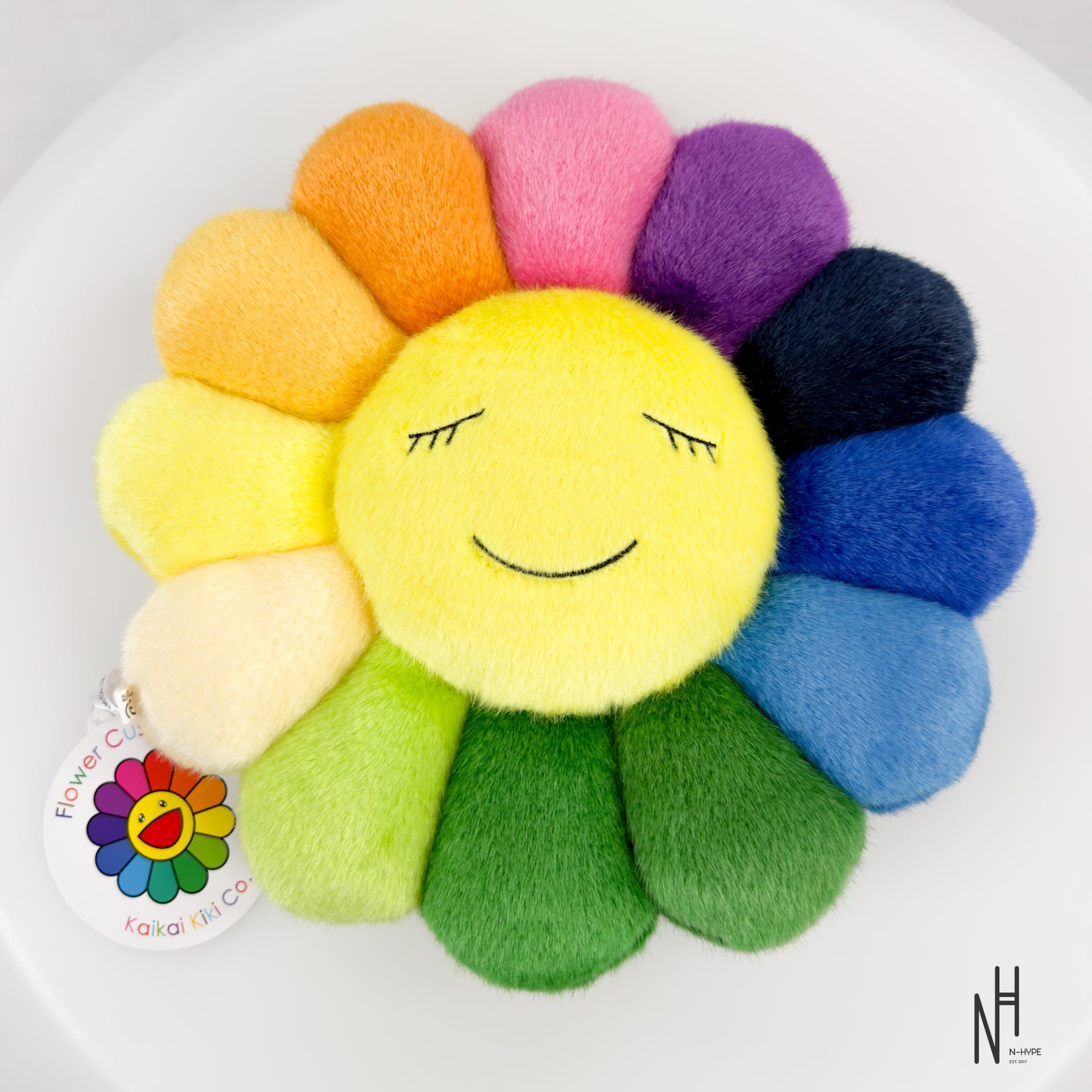 Takashi Murakami Flower Pillow Rainbow Classic 60CM – Iconic