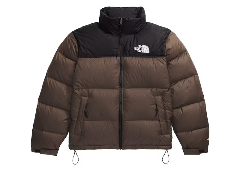 The North Face 1996 Retro Nuptse Jacket Smokey Brown z logo N-Hype