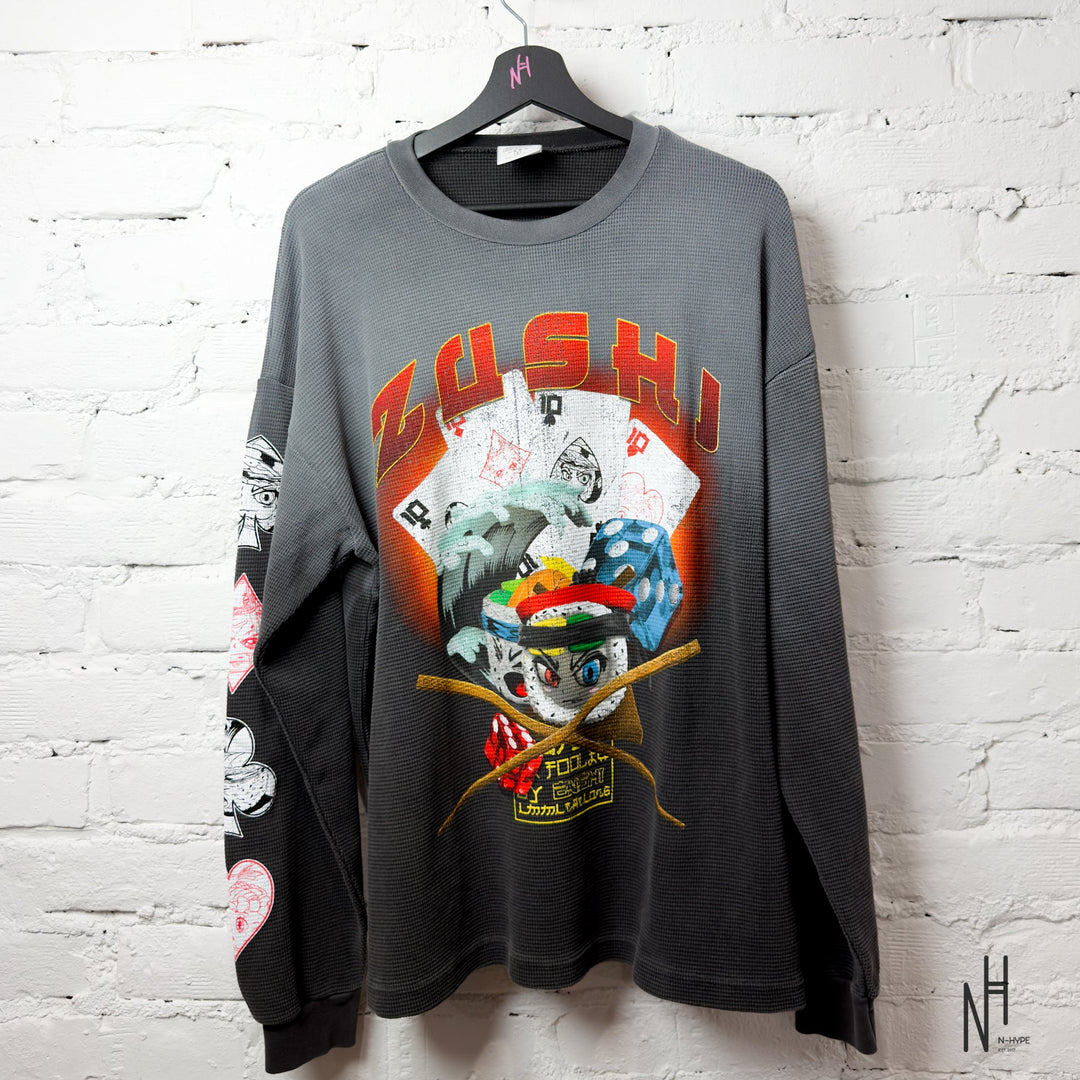 The Ten Co. Zushi Samurai Long Sleeve Black koszulka męska N-Hype
