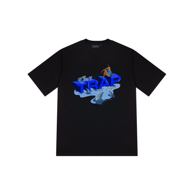 Trapstar Can't Trap A Trapper Tee 2.0 Black koszulka męska N-Hype