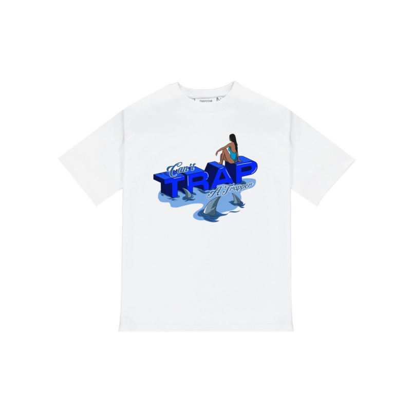 Trapstar Can't Trap a Trapper Tee 2.0 White koszulka męska N-Hype