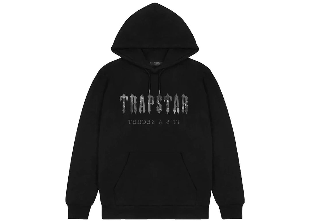Trapstar Decoded Camo Hoodie Blackout Edition czarna N-Hype.