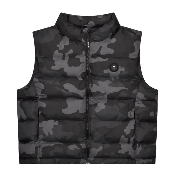 Trapstar Foundation Gilet Grey Camo jacket N-Hype.