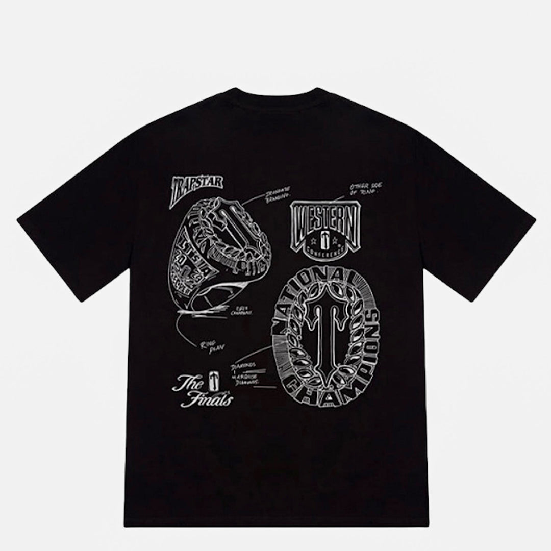 Trapstar Game Time Tee Black koszulka męska N-Hype