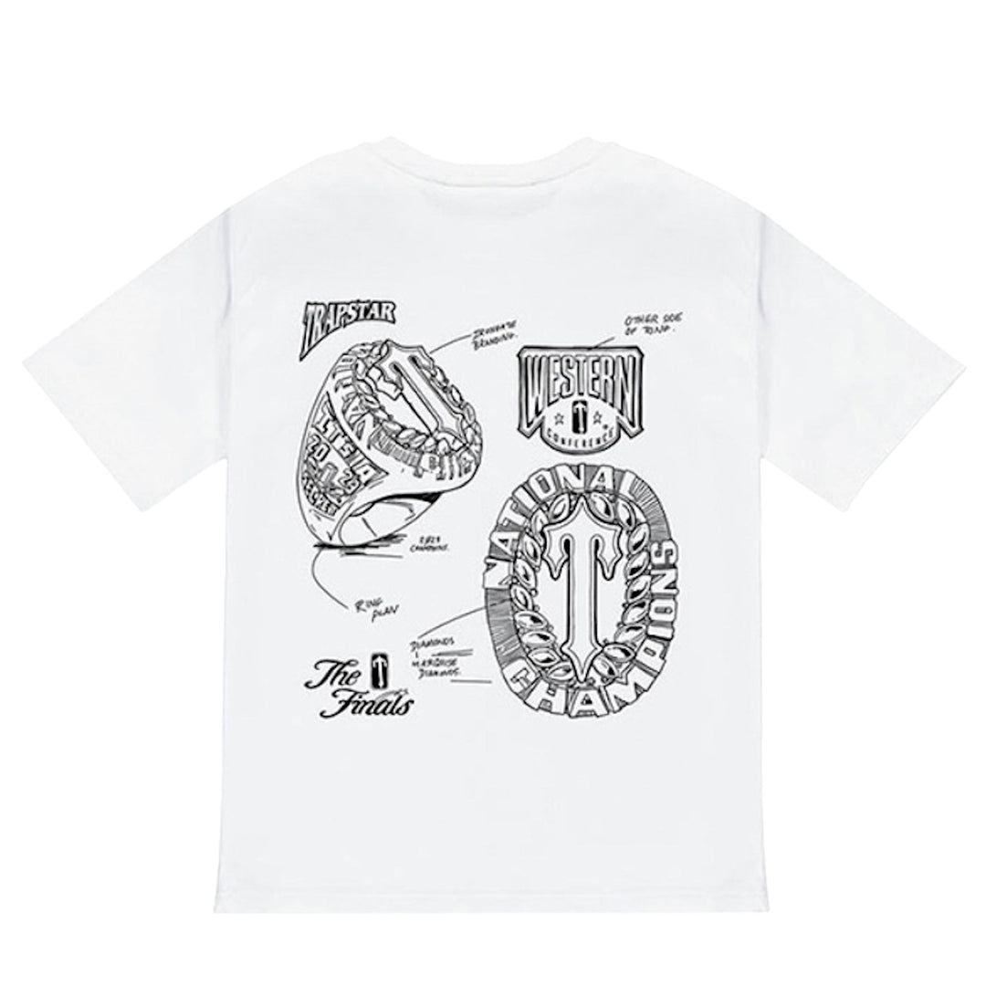 Trapstar Game Time Tee White koszulka męska biała N-Hype