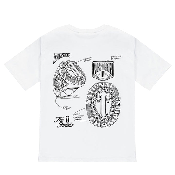 Trapstar Game Time Tee White koszulka męska biała N-Hype