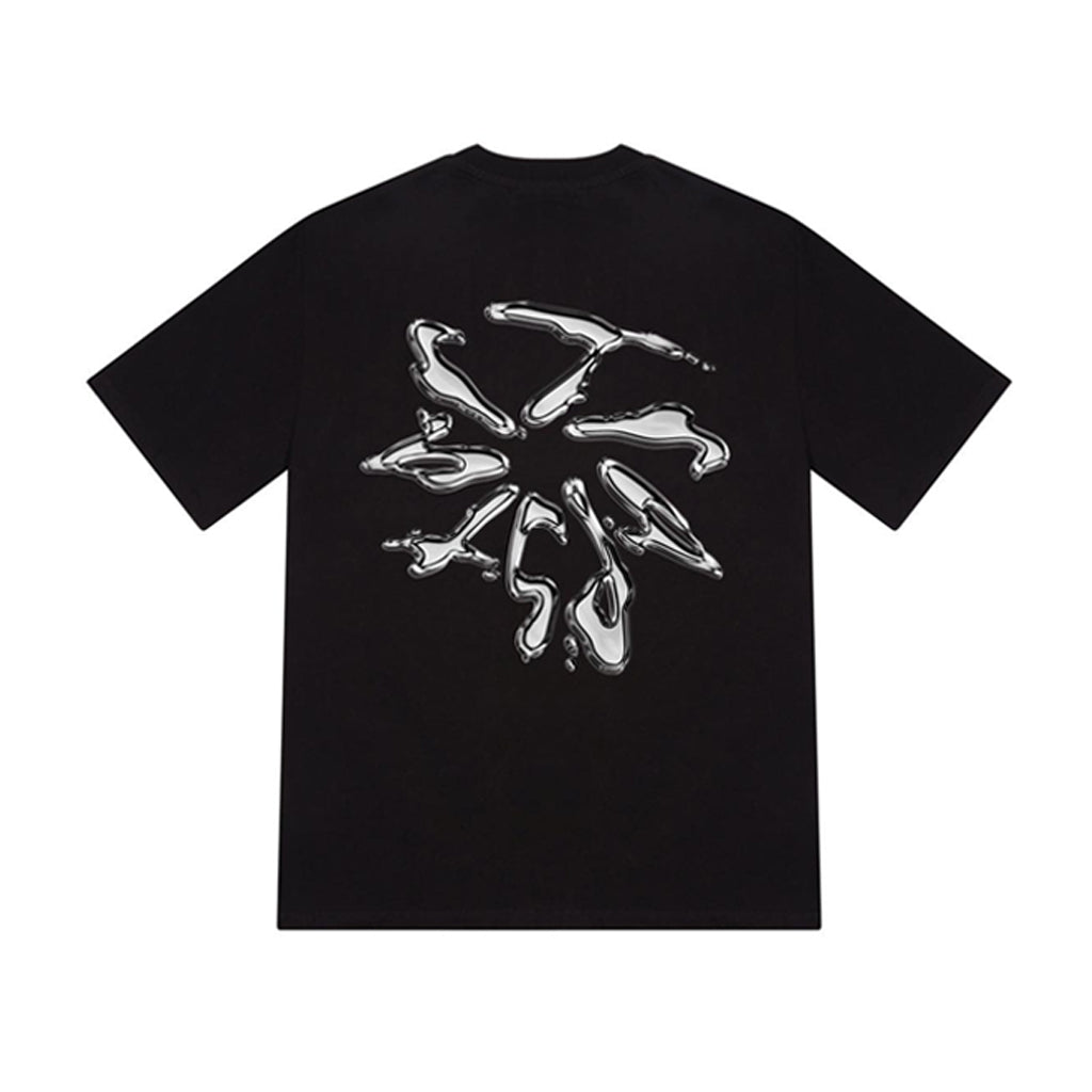 Trapstar Liquid Chrome Tee Black koszulka męska czarna N-Hype.