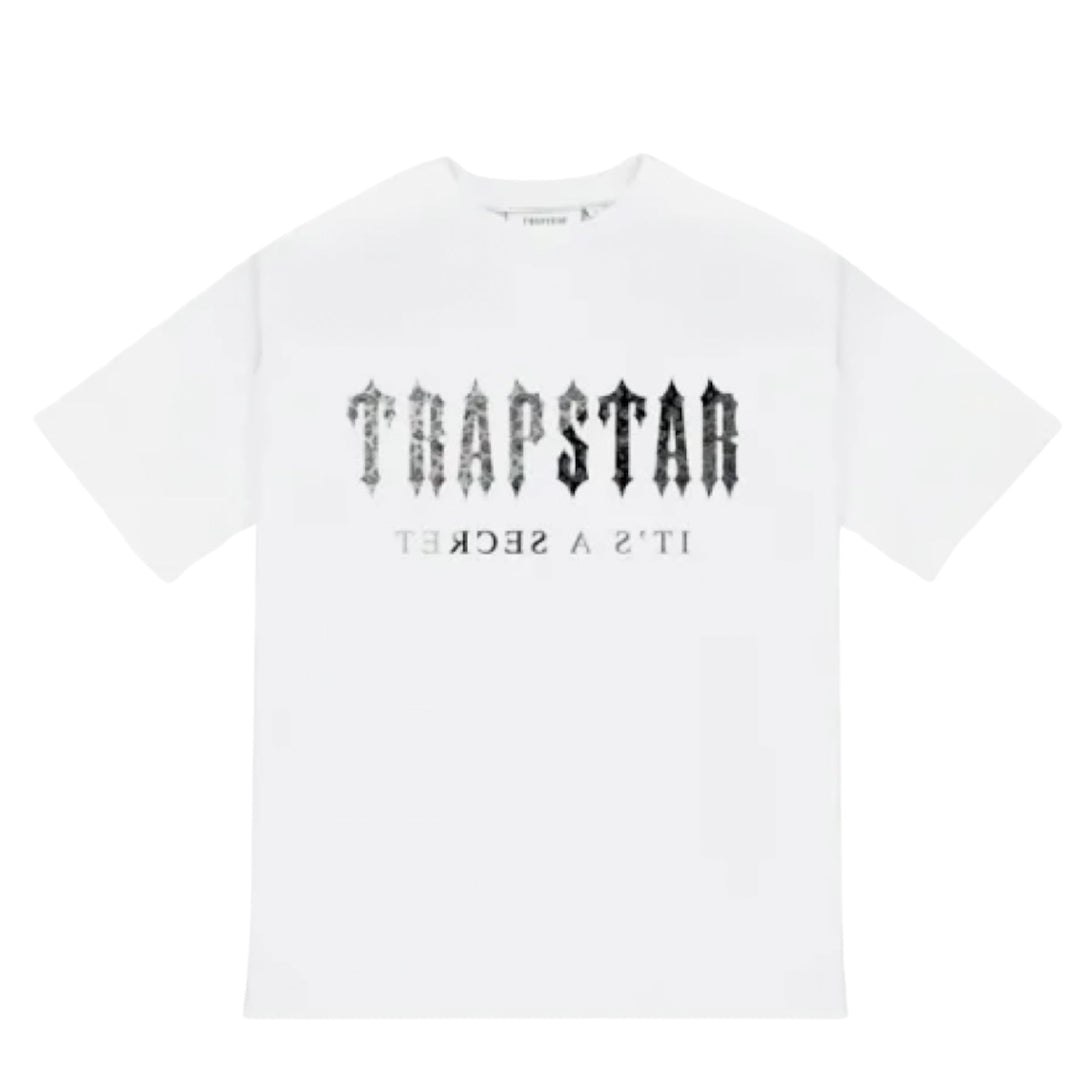 Trapstar Paisley Decode Monochrome Tee White koszulka męska N-Hype