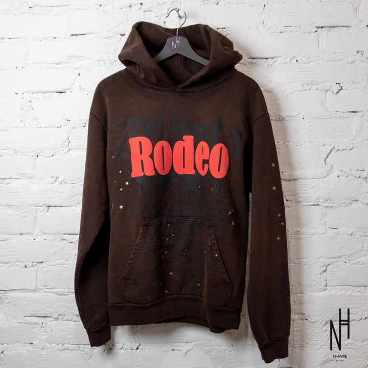 Travis Scott Cactus Jack x Sp5der Days Before Rodeo Hoodie Brown N-Hype Streetwear
