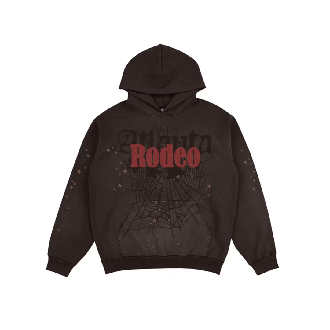 Travis Scott Cactus Jack x Sp5der Days Before Rodeo Hoodie Brown N-Hype Streetwear Sweatshirt