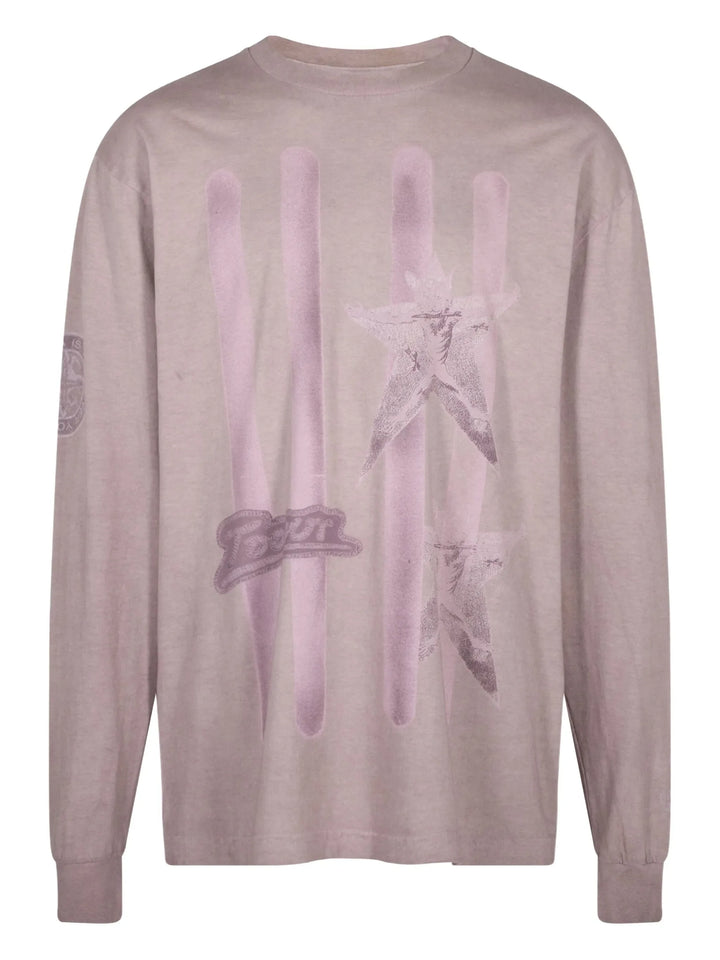 Travis Scott Circus Maximus Europe Tour Long-Sleeve purple koszulka męska N-Hype