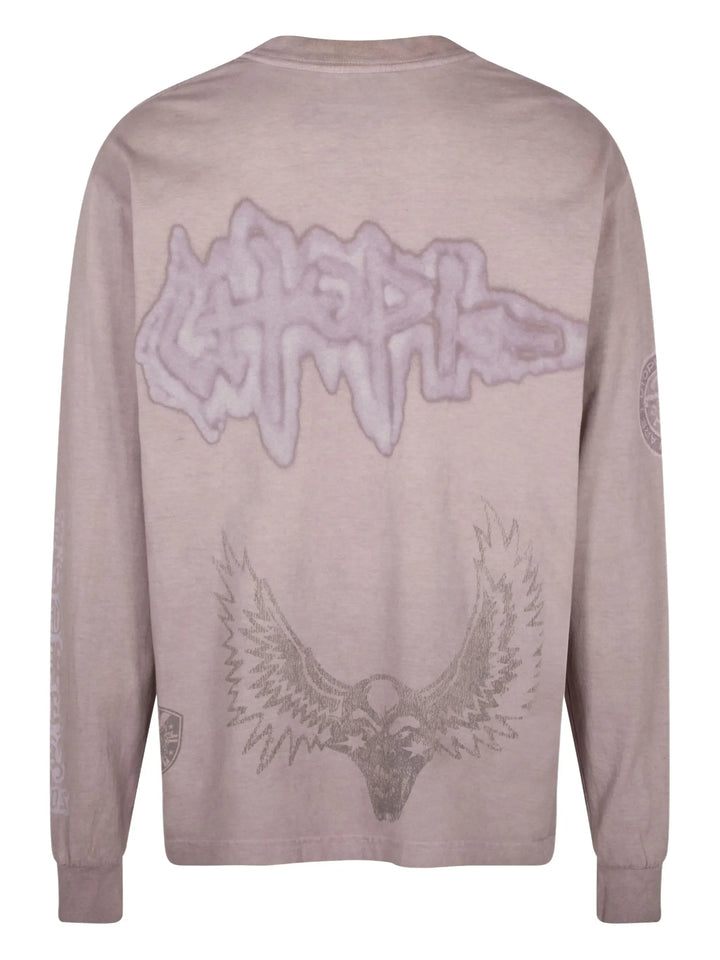 Travis Scott Circus Maximus Europe Tour: Long-Sleeve purple N-Hype streetwear t-shirt