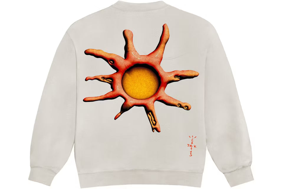 Travis Scott D.L.T.L.F.R.T. Crewneck Natural N-Hype Sweatshirt