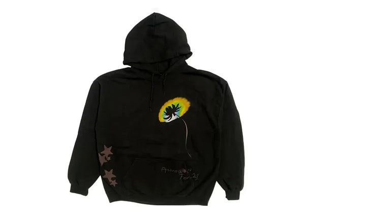 Travis Scott Face Melt Hoodie Black N-Hype streetwear hoodie.