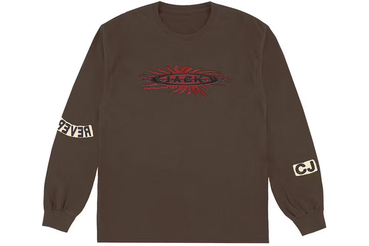 Travis Scott Reverse Jack Long Sleeve T-shirt brązowa N-Hype.