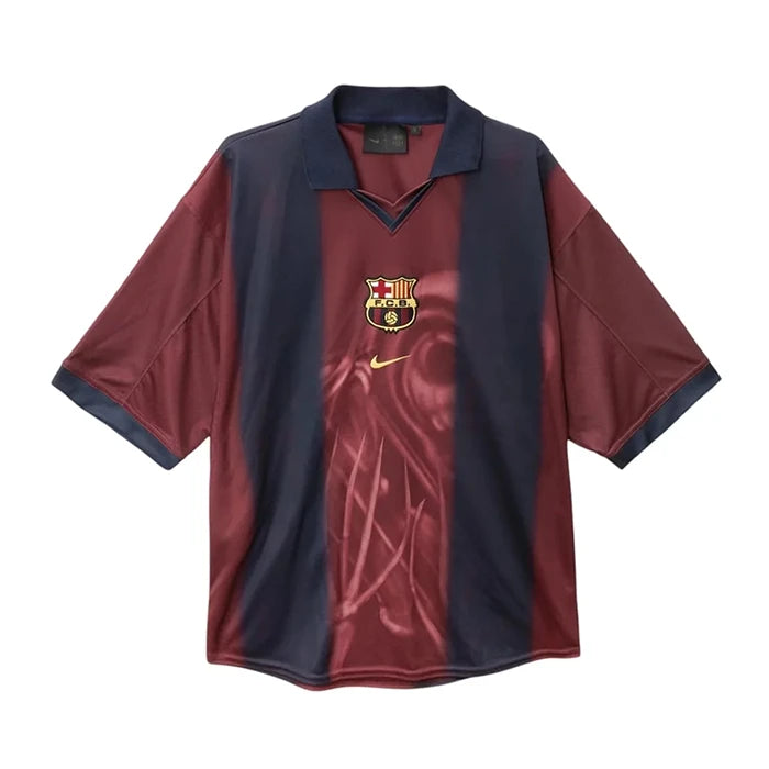 Travis Scott x Nike x FC Barcelona Retro 2000/01 Home Skeleton Jersey Multicolor