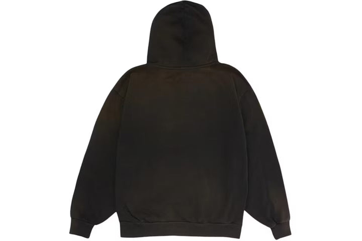 Travis Scott x Nike x FC Barcelona Spray Logo Hoodie Black N-Hype sweatshirt.