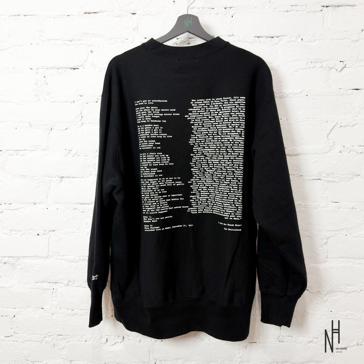 UNDERCOVER Jun Takahashi Crewneck Black sweatshirt N-Hype streetwear store.