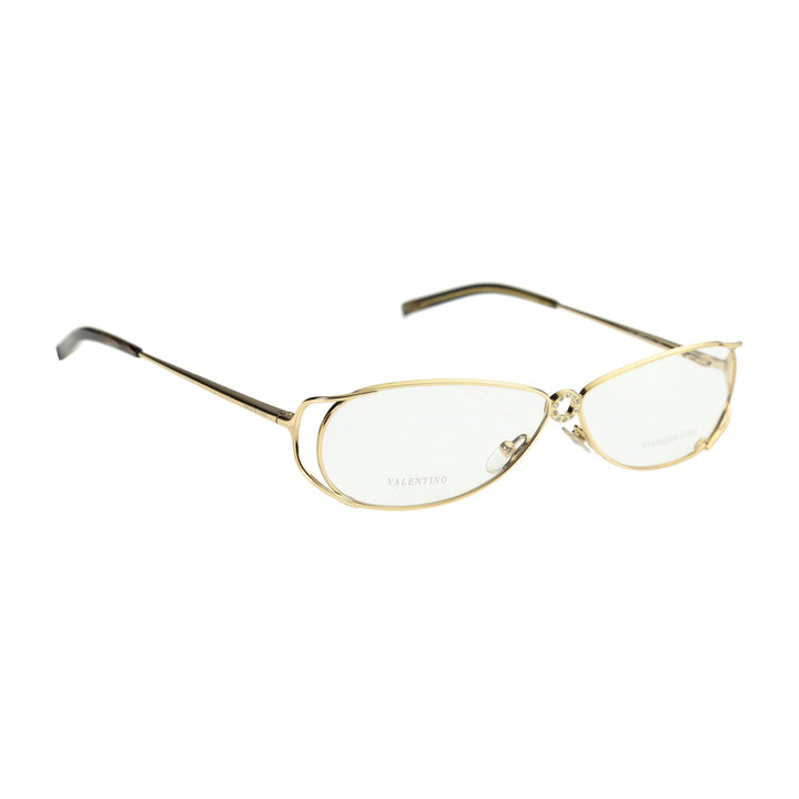 Valentino 90s Crystals V5321 profil złotych oprawek