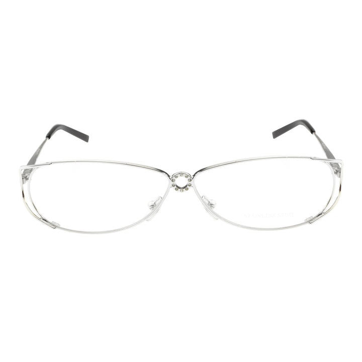Valentino 90s Crystals V5321 srebrne oprawki okularów