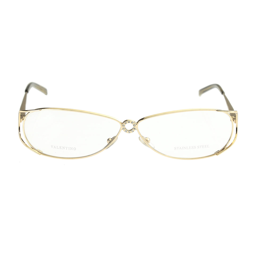 Valentino 90s Crystals V5321 złote oprawki korekcyjne