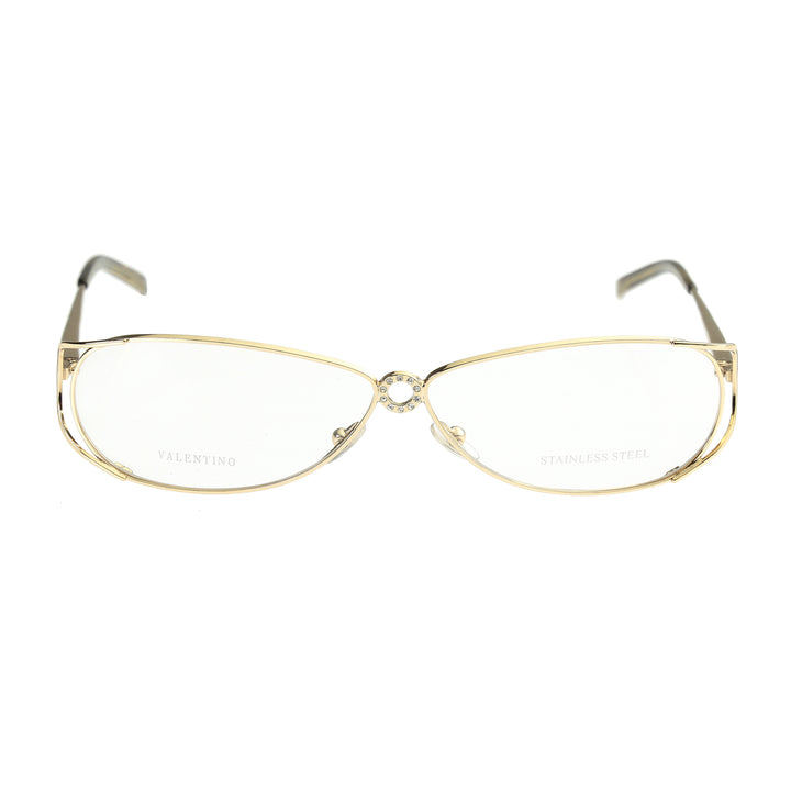 Valentino 90s Crystals V5321 złote oprawki korekcyjne