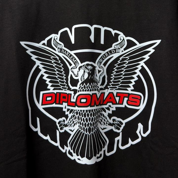 Vintage Diplomats Harlem World T-Shirt 'Black' N-Hype streetwear koszulka czarna.
