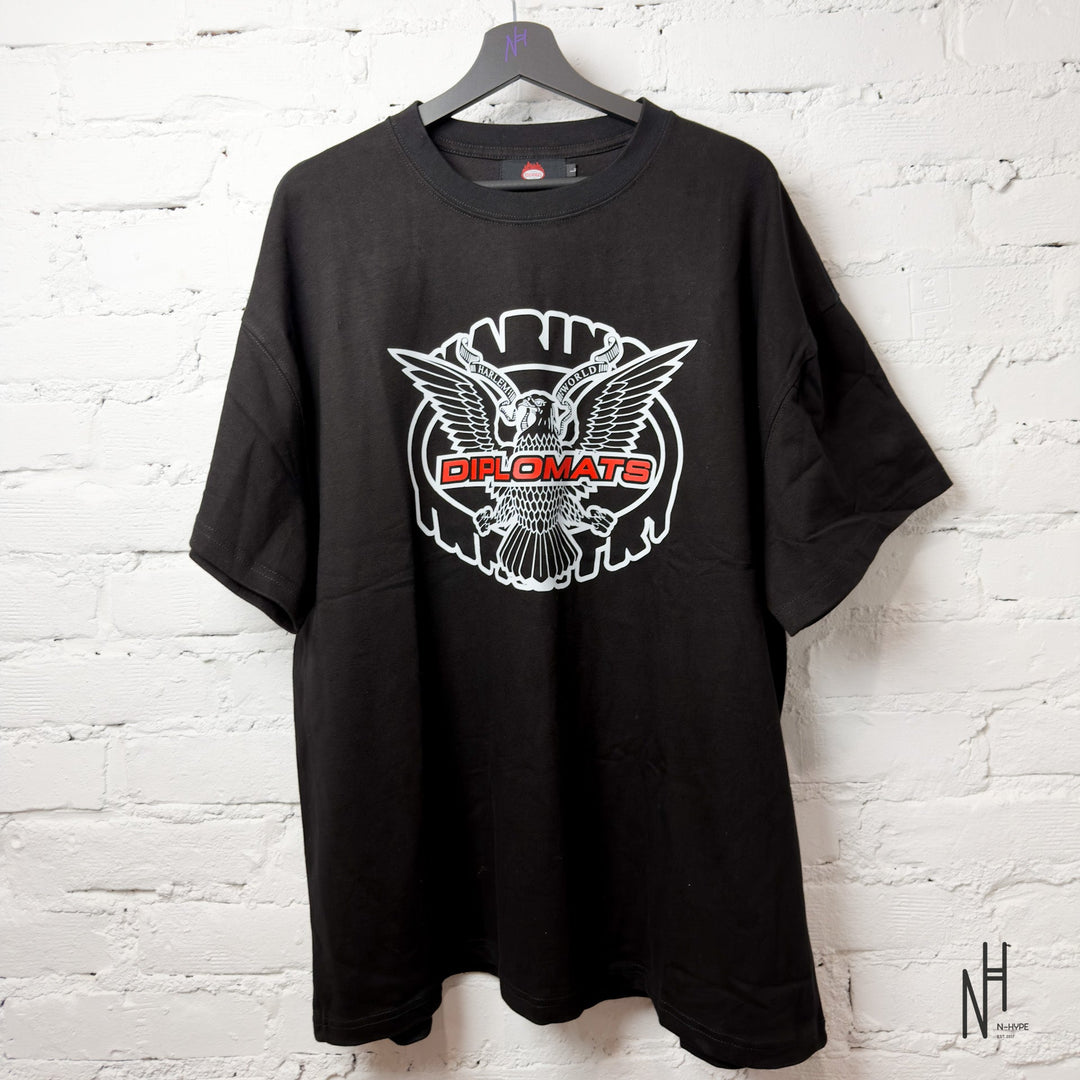 Vintage Diplomats Harlem World T-Shirt 'Black' marki N-Hype.