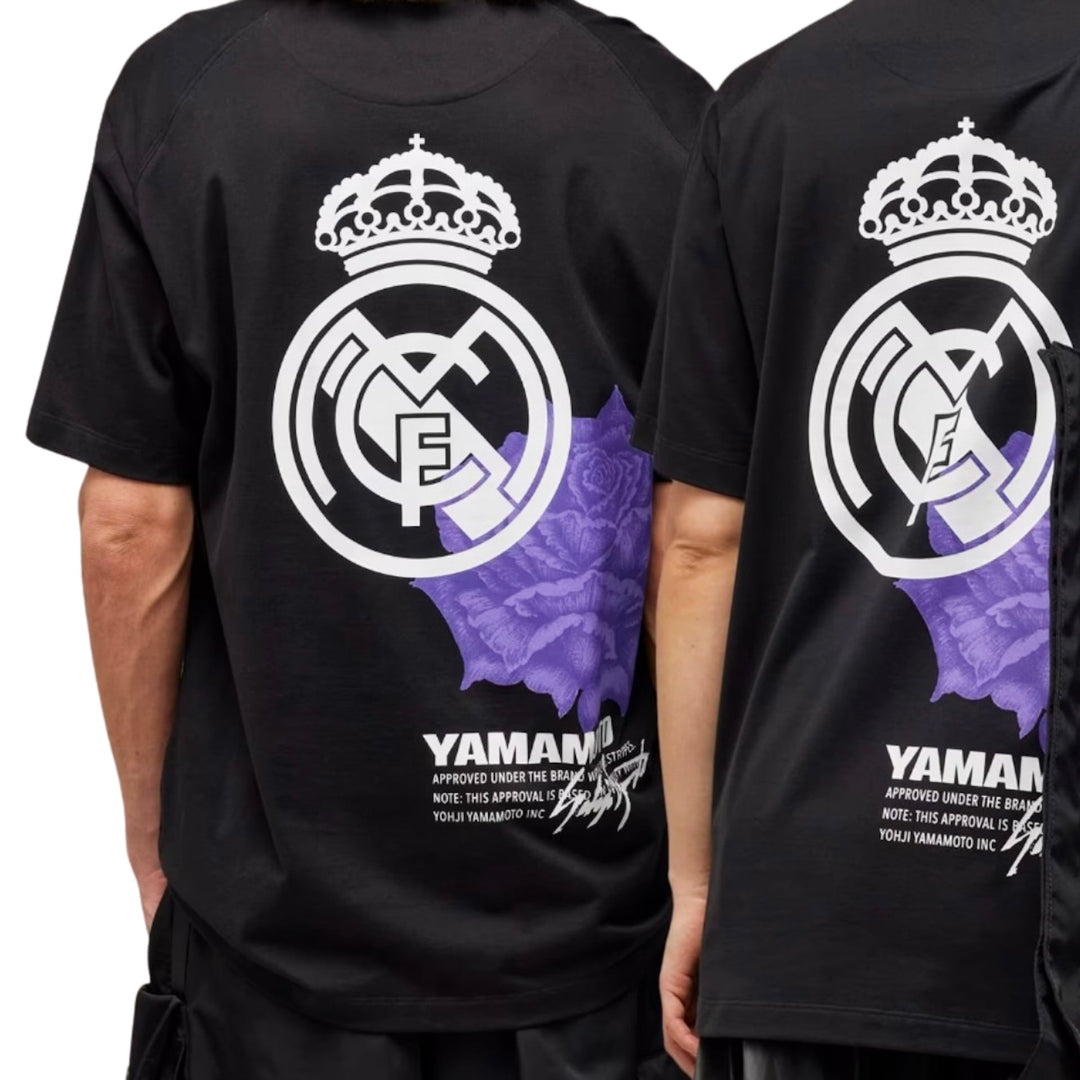 Y-3 Real Madrid Merch Tee czarna koszulka męska Adidas N-Hype