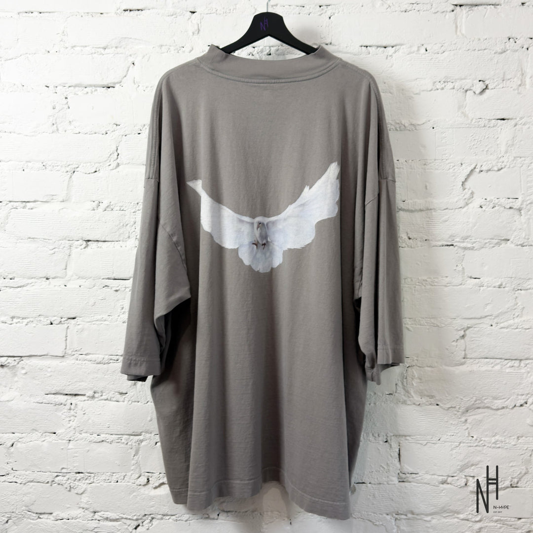 Yeezy Gap Engineered by Balenciaga T-Shirt 3/4 Light Grey męska N-Hype