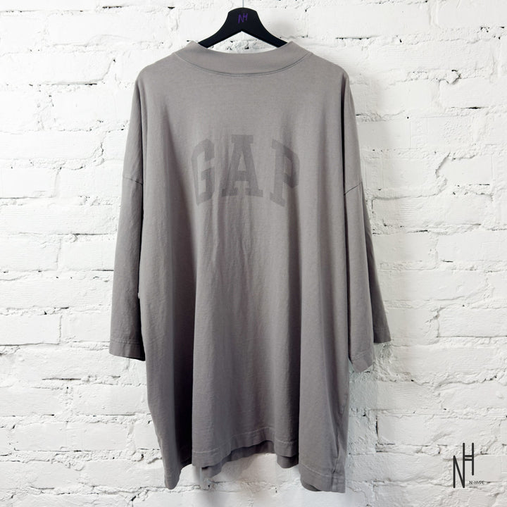 Yeezy Gap Engineered by Balenciaga T-Shirt 3/4 Light Grey N-Hype streetwear koszulka męska