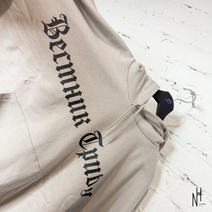 Yeezy HD-01 Hoodie Dark Grey N-Hype logo hoodie sweatshirt.