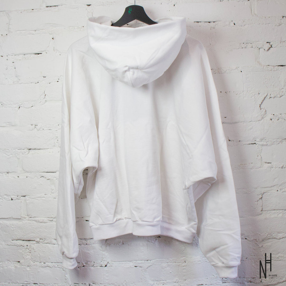 Yeezy HD-01 White Hoodie N-Hype urban fashion brand sweatshirt.