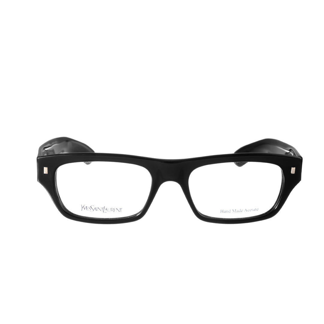 Yves Saint Laurent 00s Straight Classic czarne klasyczne okulary
