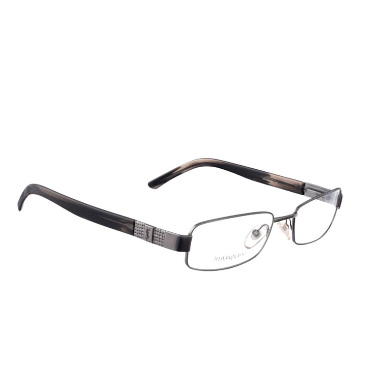 Yves Saint Laurent 00s Silver Dark Chrome profil metalowych oprawek