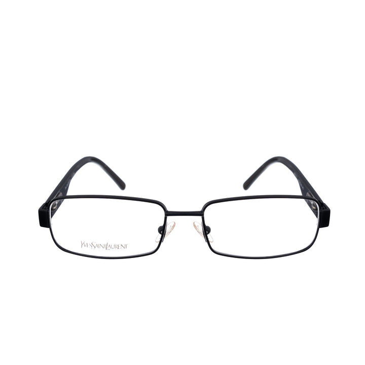 Yves Saint Laurent 90s Black Shiny & Matte Plastic Glasses