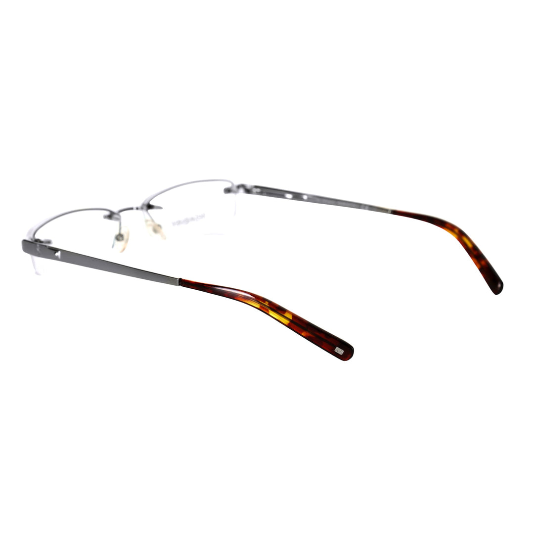 Yves Saint Laurent 90s rimless widok zauszników od tyłu