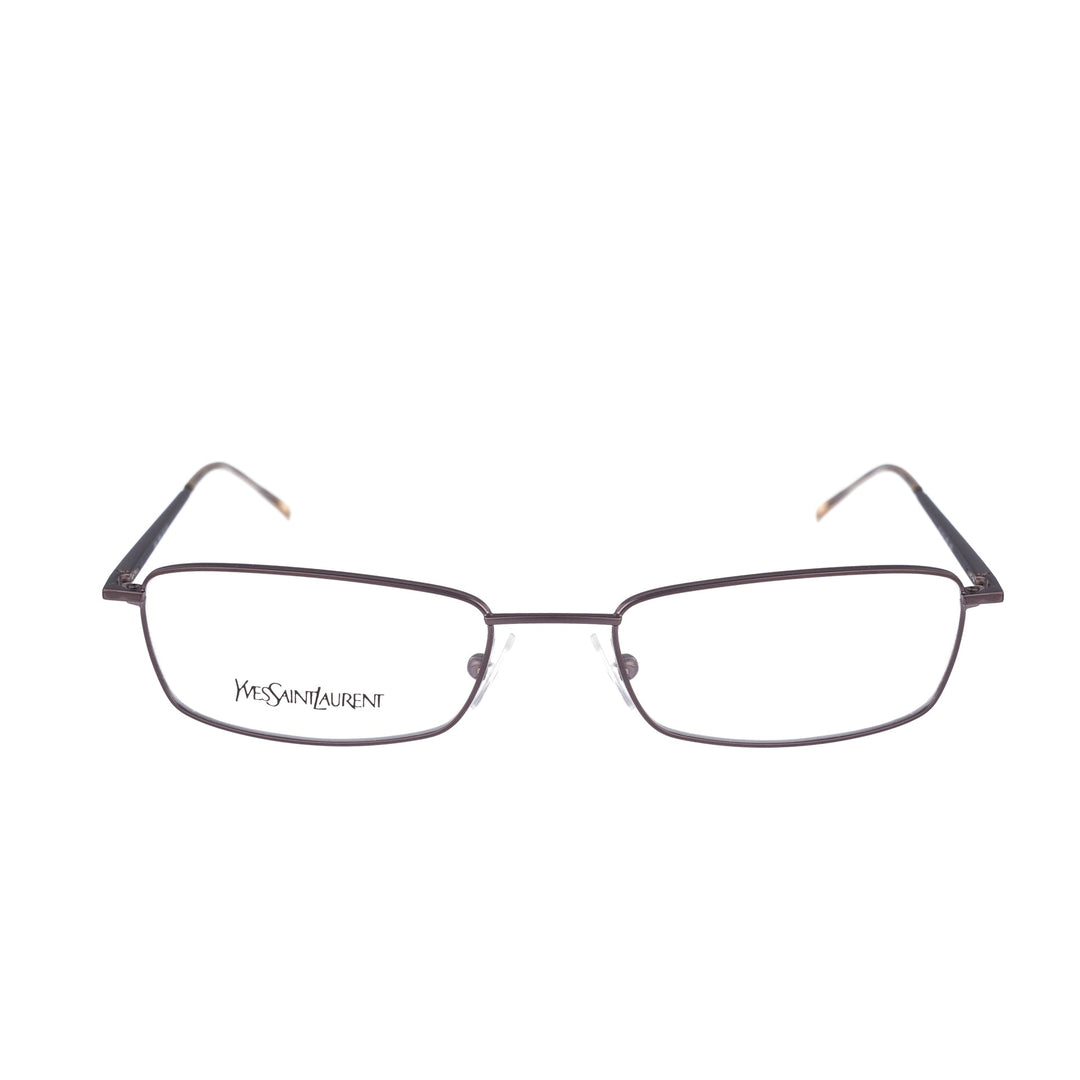 Yves Saint Laurent 90s Wire Metallic Brown metalowe brązowe oprawki