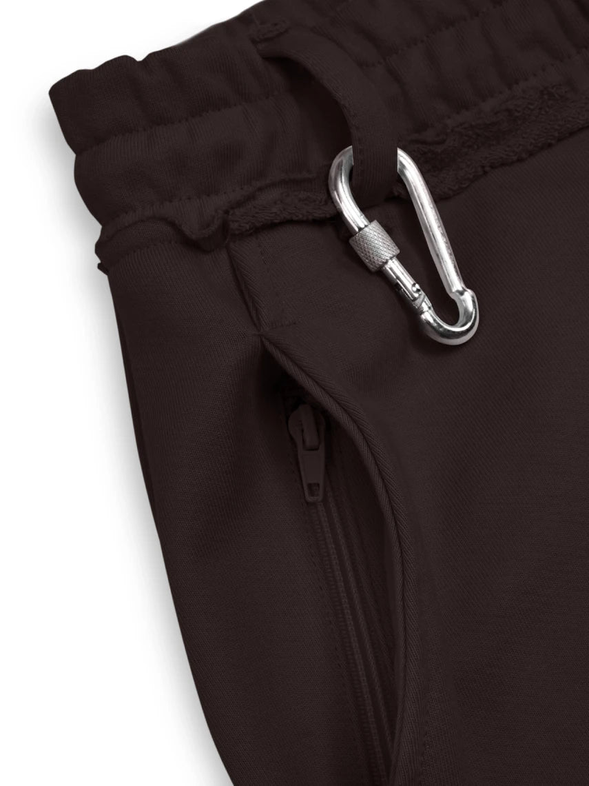 MSC Spodnie Dresowe Brązowe