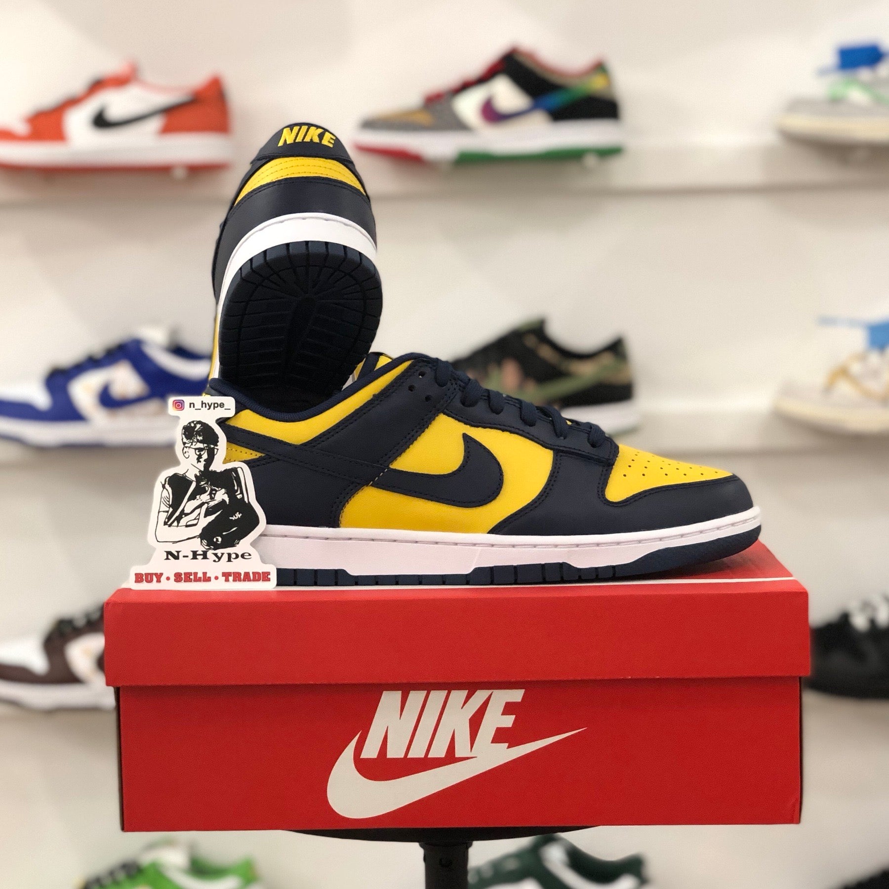 Nike Dunk Low Michigan (2021) - DD1391-700 - N-Hype