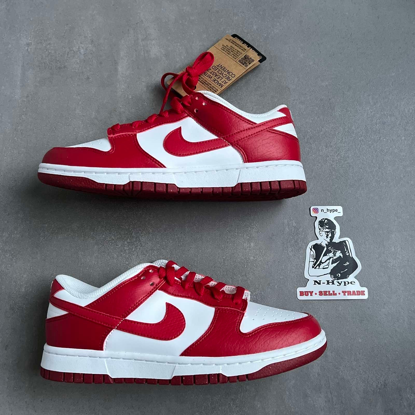 Nike Dunk Low Next Nature White Gym Red (W) - DN1431-101 - N-Hype