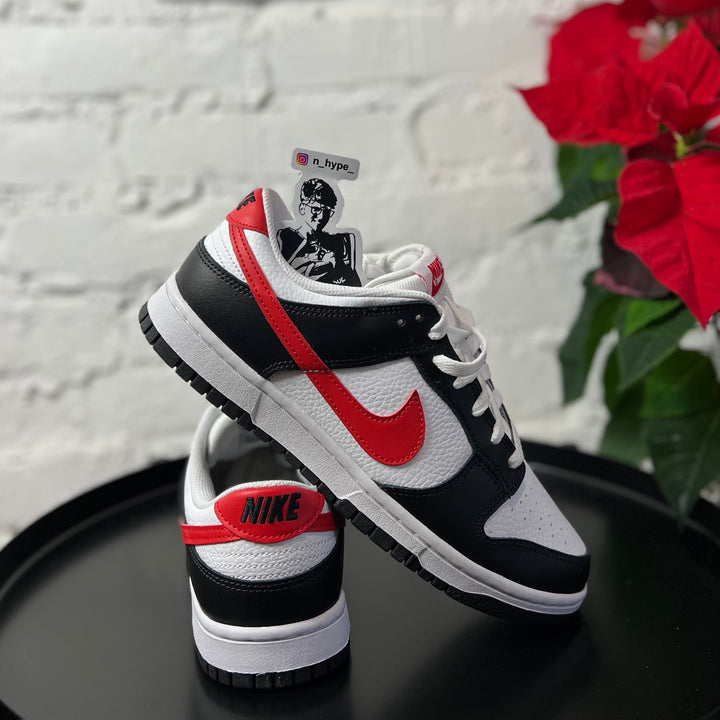 Nike Dunk Low Retro Red Swoosh Panda