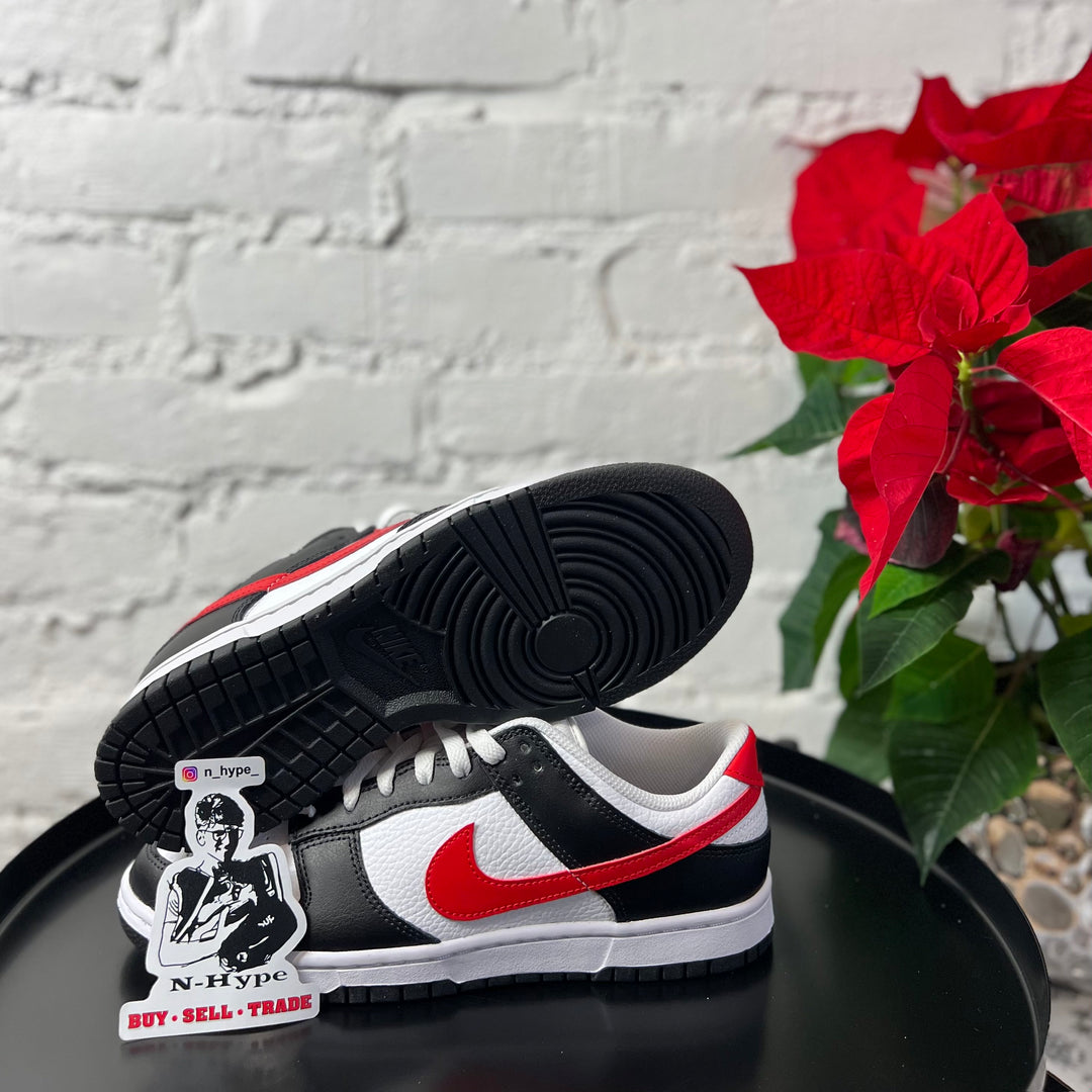 Nike Dunk Low Retro Red Swoosh Panda