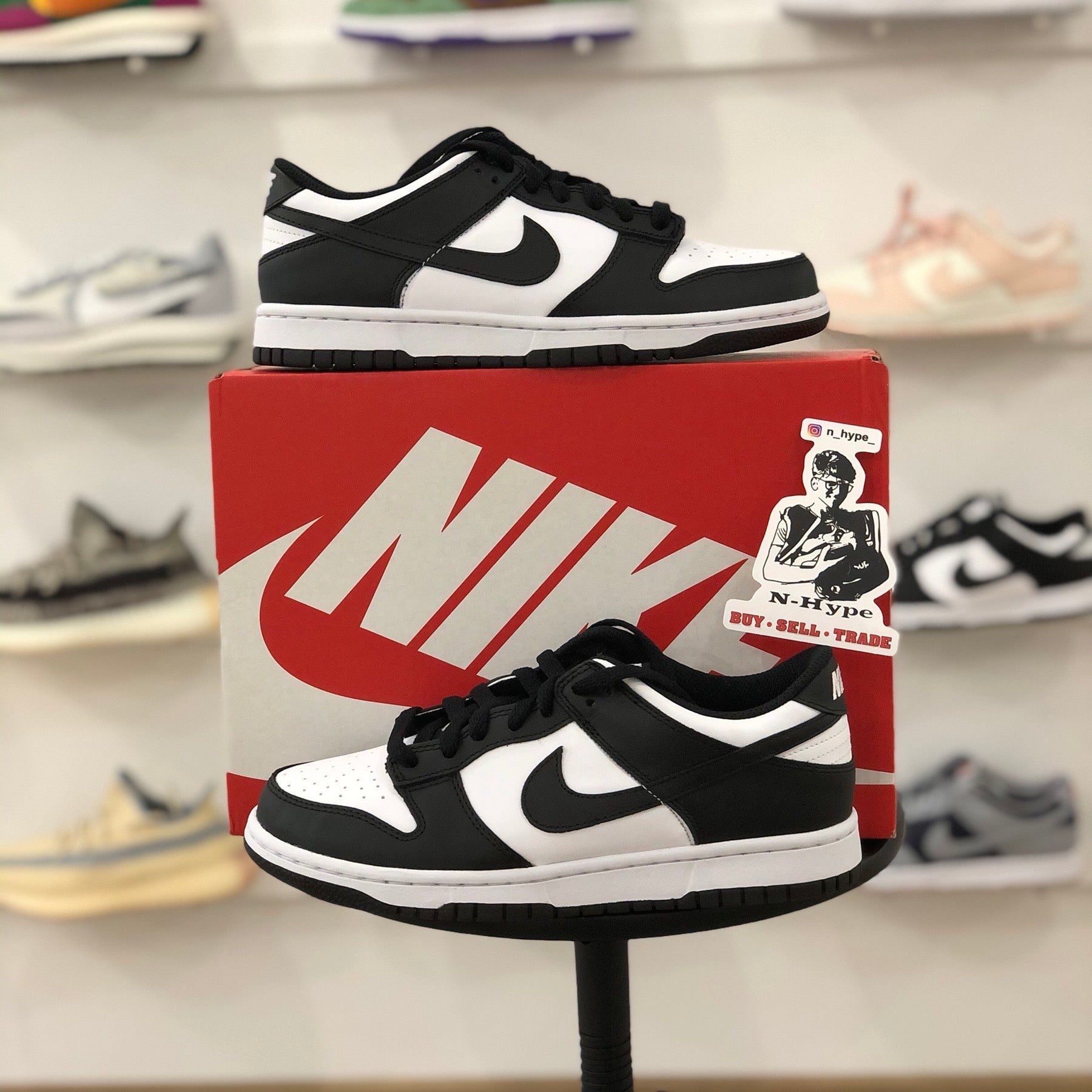 NIKE DUNK LOW RETRO \"White/Black\"パンダ26.5 新品】26 5㎝ NIKE DUNK LOW RETRO White/Black（PANDA） ナイキ