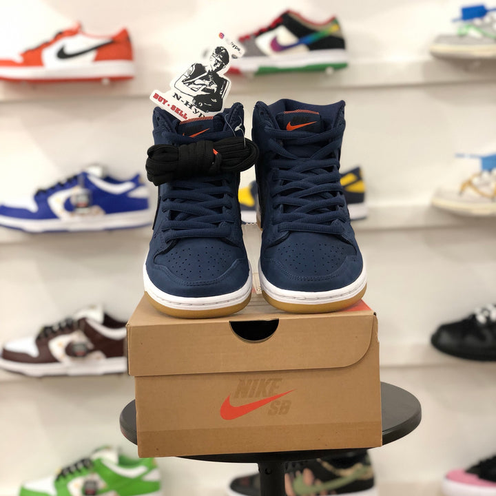 Nike Dunk SB High Orange Label Midnight Navy