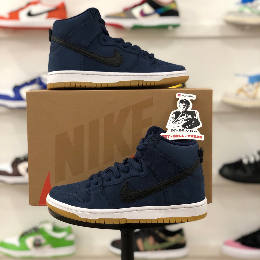 Nike Dunk SB High Orange Label Midnight Navy