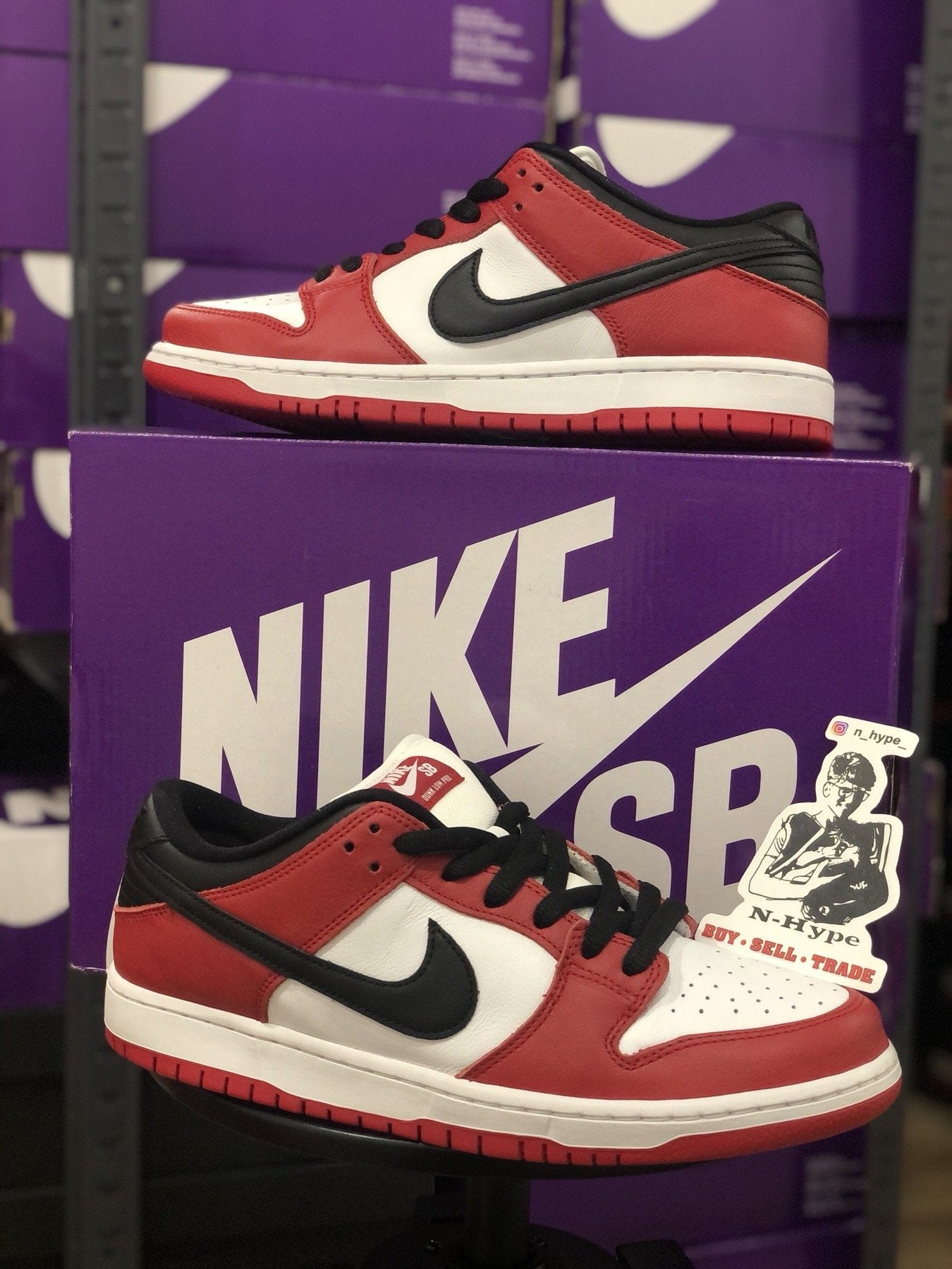 Nike SB Dunk Low J-Pack Chicago - BQ6817-600 - N-Hype