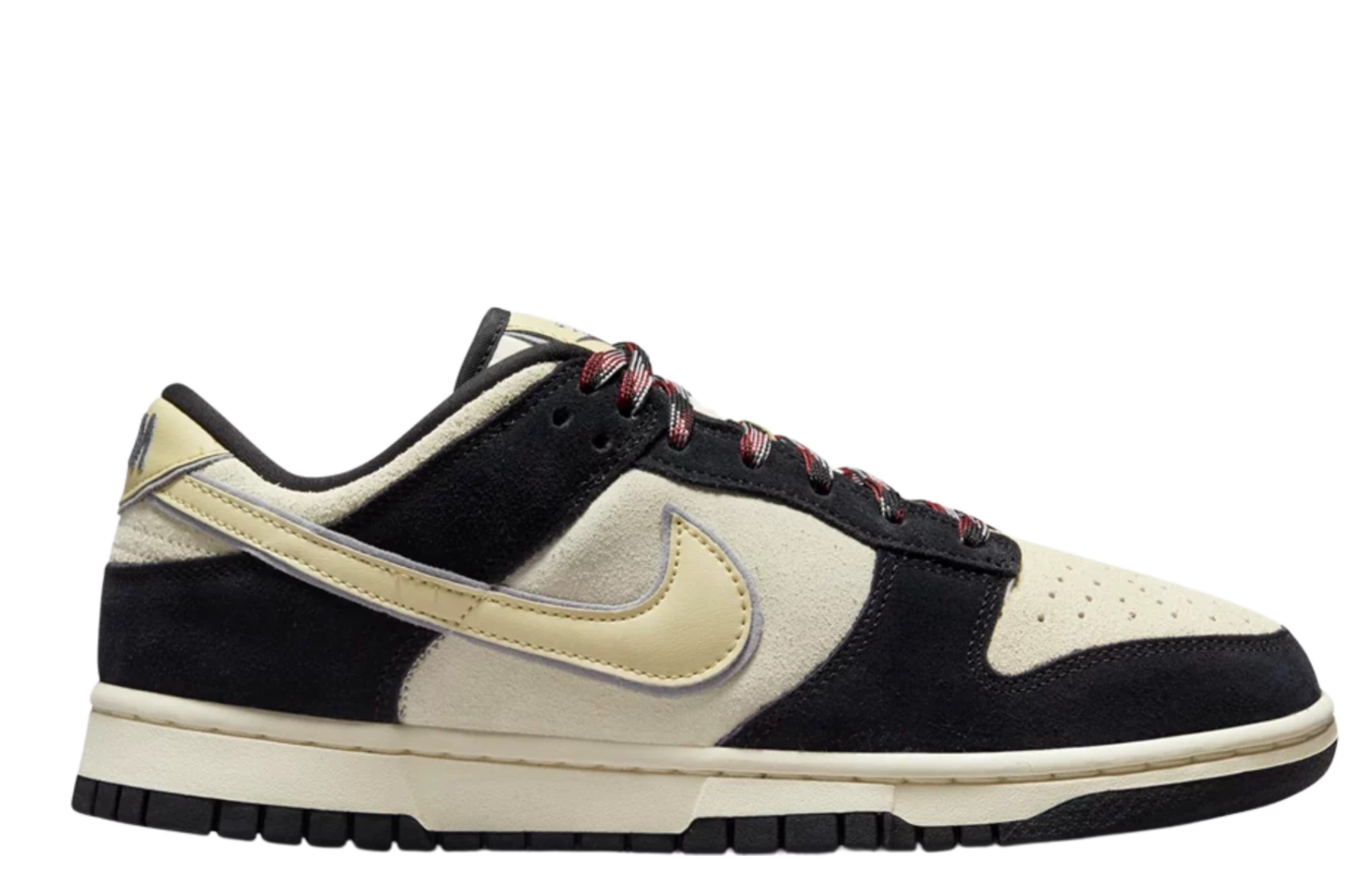 Nike Dunk Low LX Black Suede Team Gold (W)